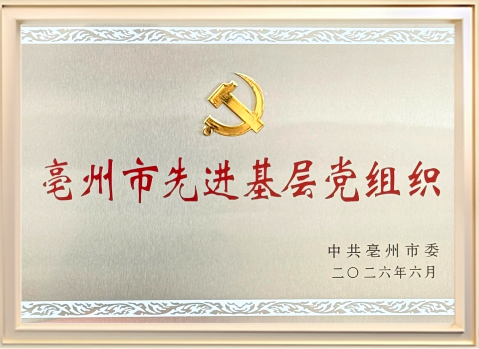 亳州市先进基层党组织