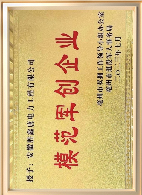 模范军创企业