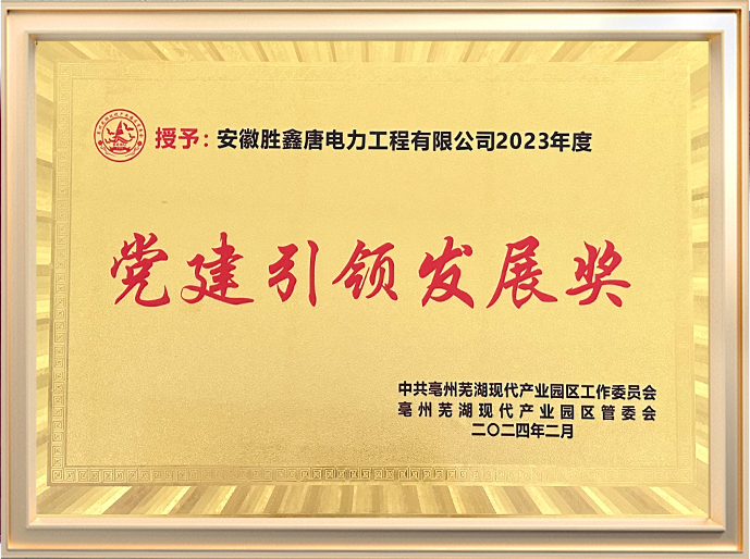 党建引领发展奖2023年度